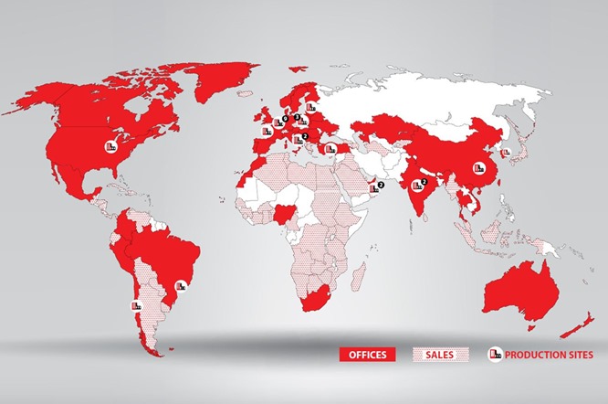 Mapa Soudal